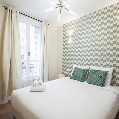 1#appart 4pers#2 Chambres#commerce#fullequipped#ac * Parigi